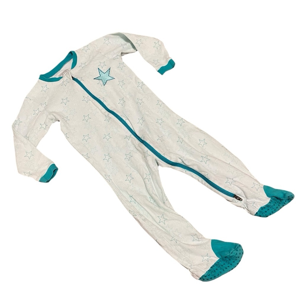 Tuffy 18 month Zipper Sleeper Pjs Boys Toddler 1yr Outfit Easy On Romper 4/$20 🛑